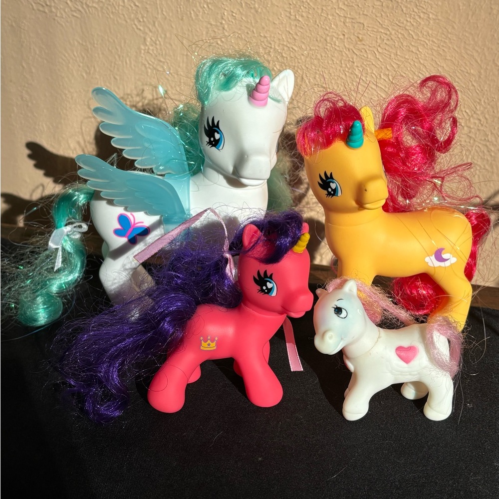 Lot of Four My Little Pony and Unicorn